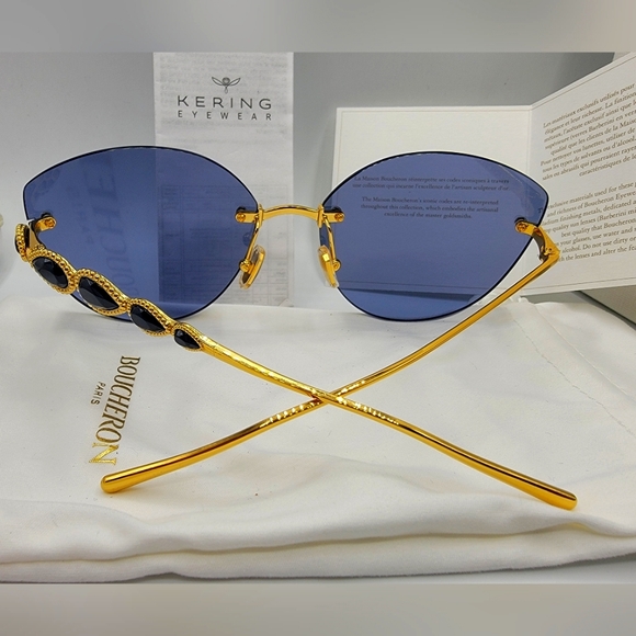 🏆Boucheron BC0132S 002 ‼️Size 63-18-130.Made in Italy 100% authentic - Picture 10 of 16